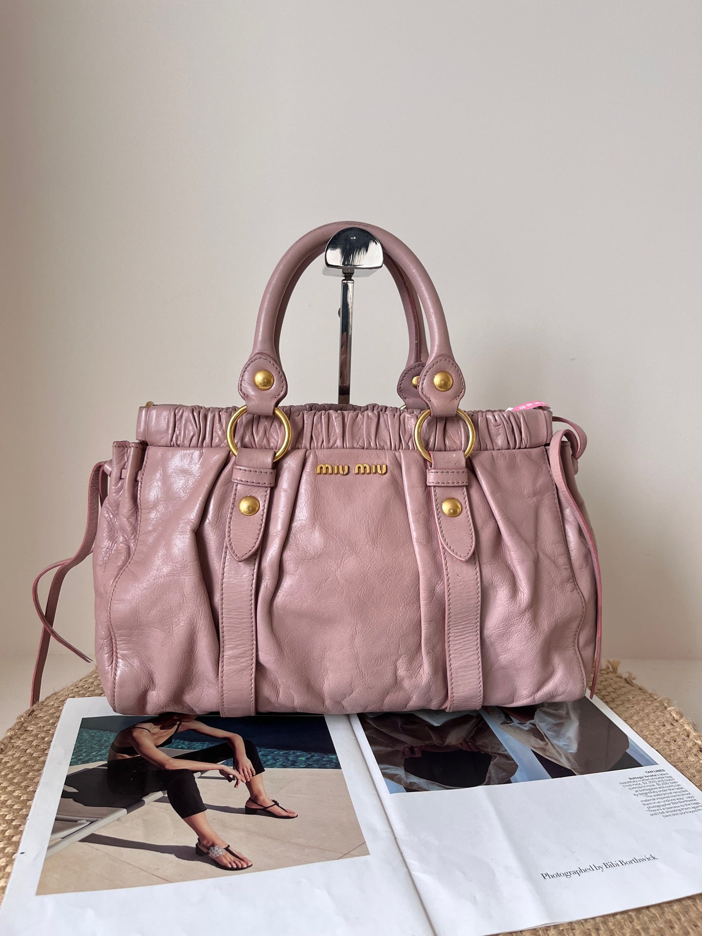 Miu Miu Leather Pink