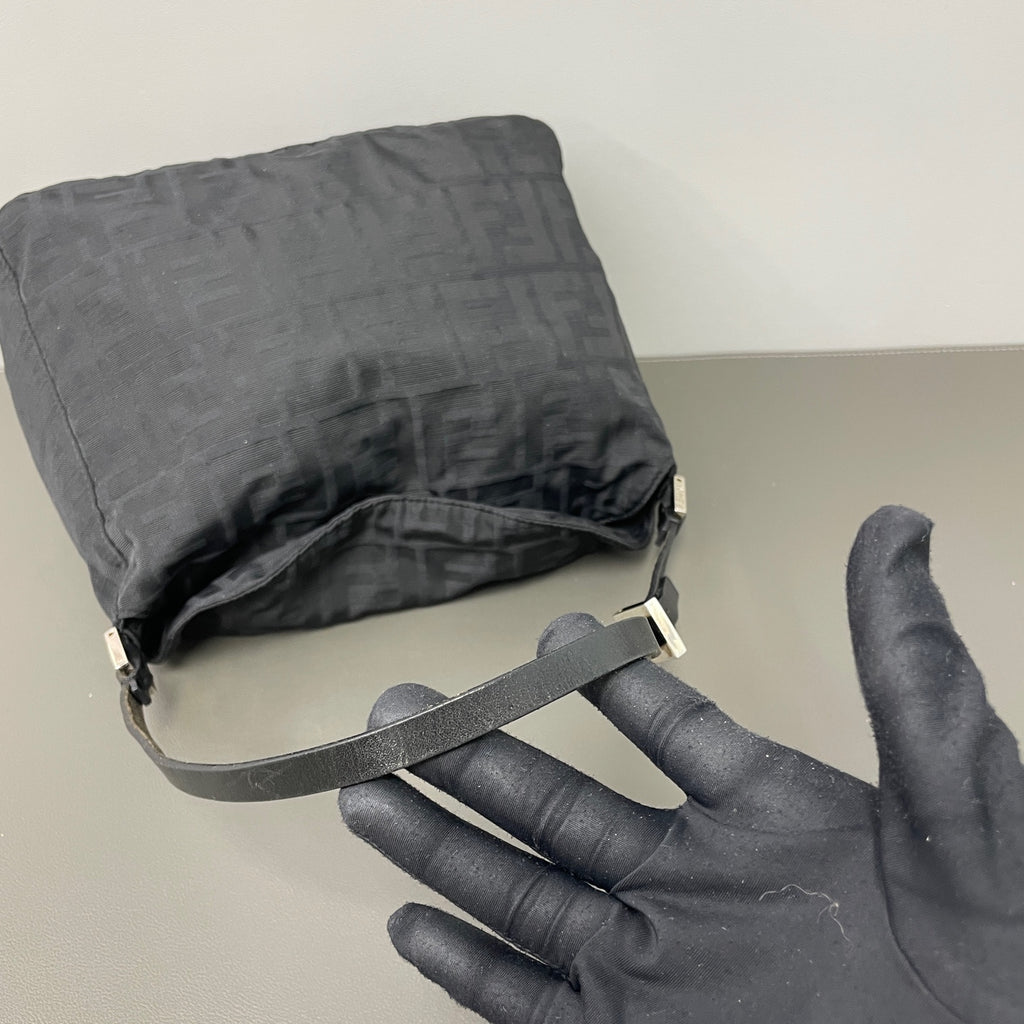 Fendi Cordura Black Shoulder Bag