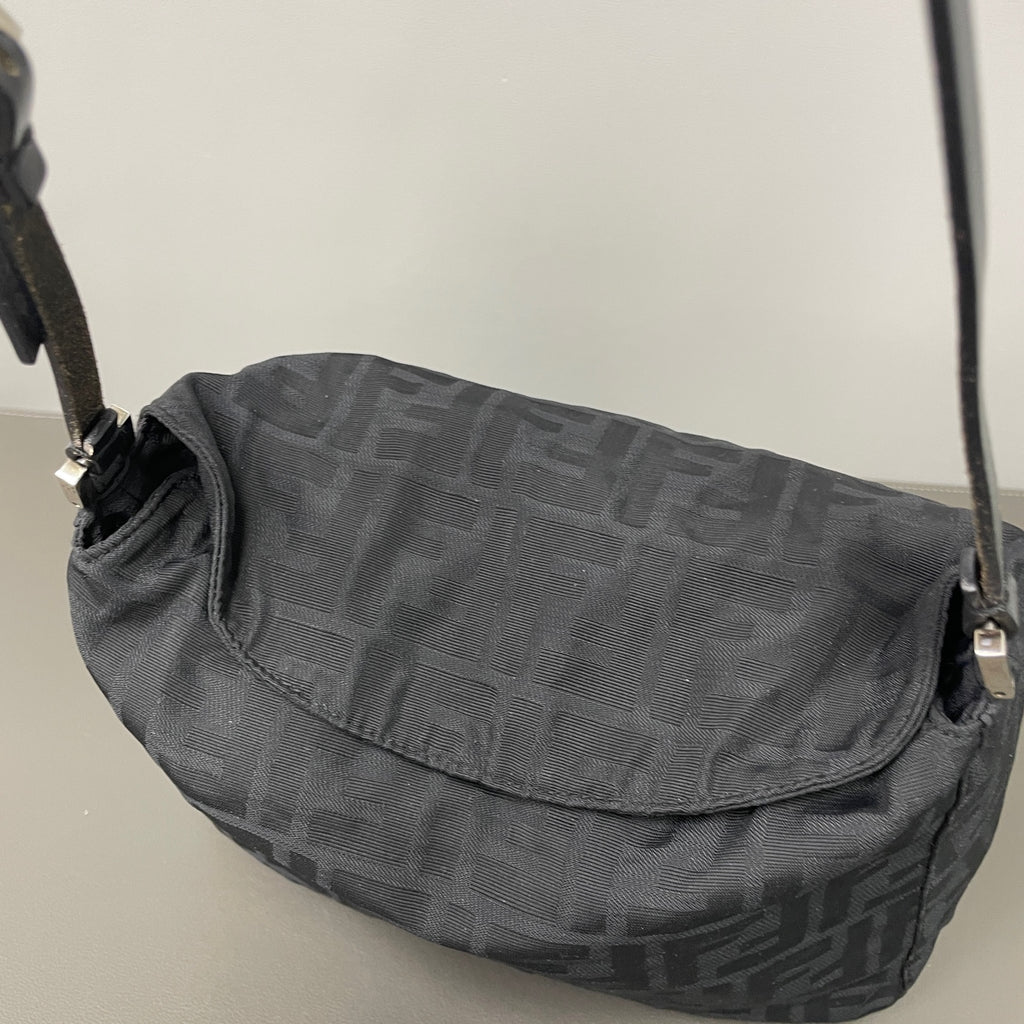 Fendi Cordura Black Shoulder Bag