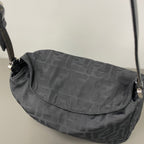 Fendi Cordura Black Shoulder Bag
