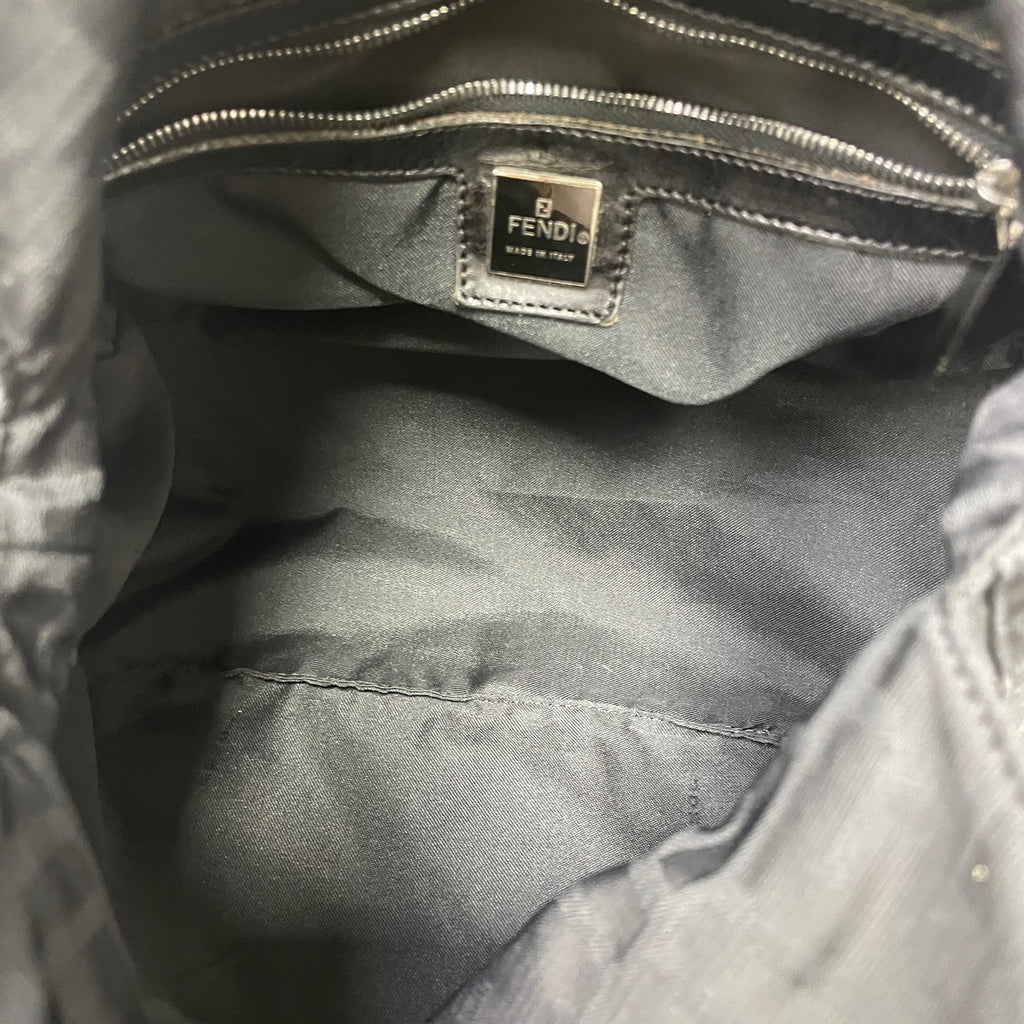 Fendi Cordura Black Shoulder Bag