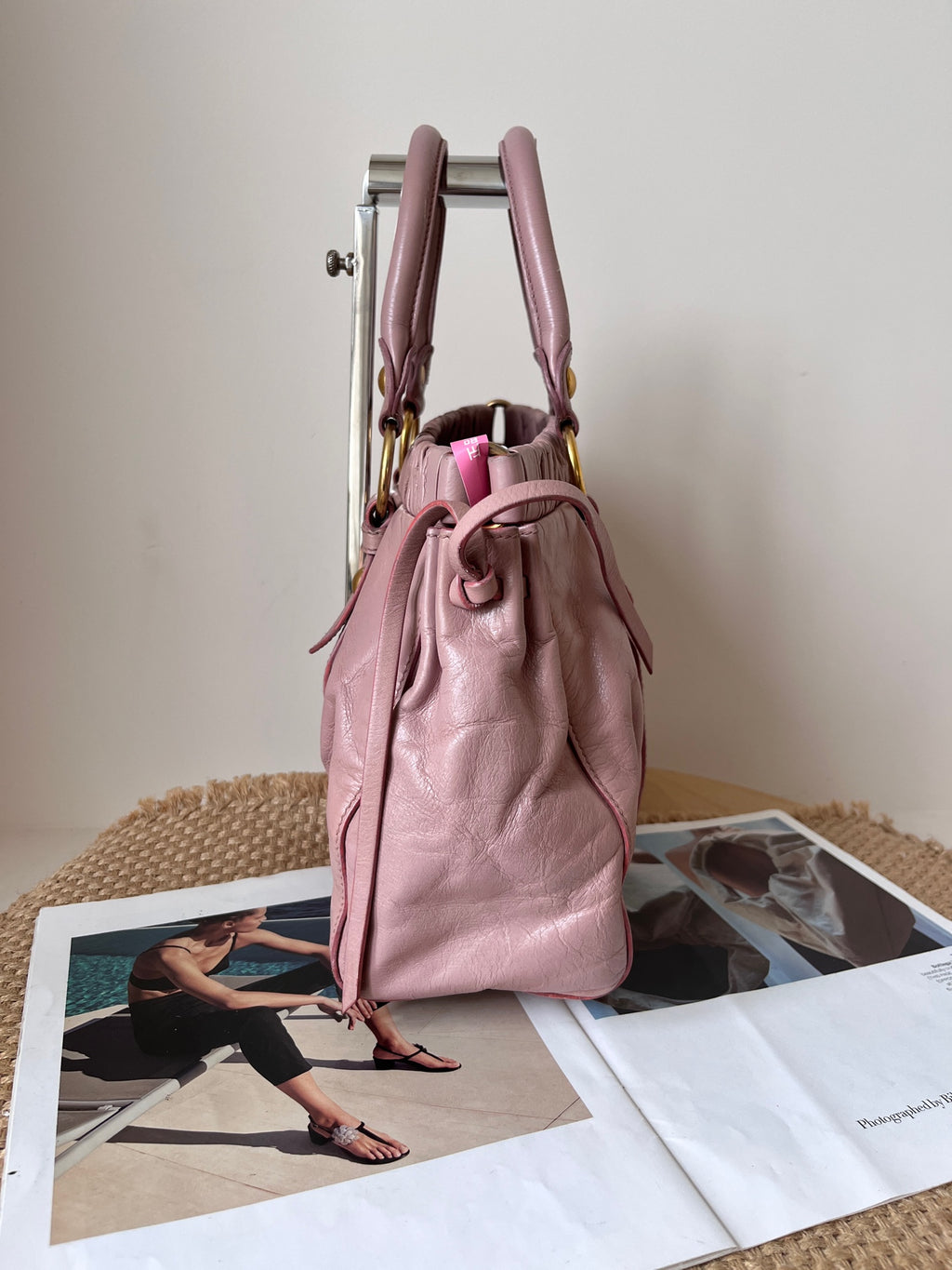 Miu Miu Leather Pink