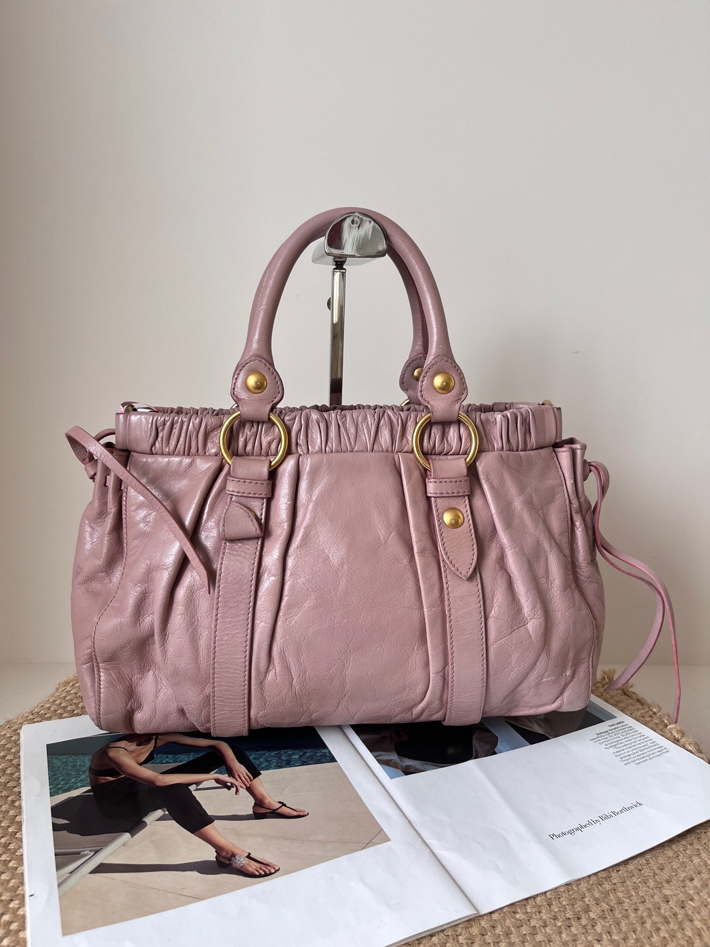 Miu Miu Leather Pink
