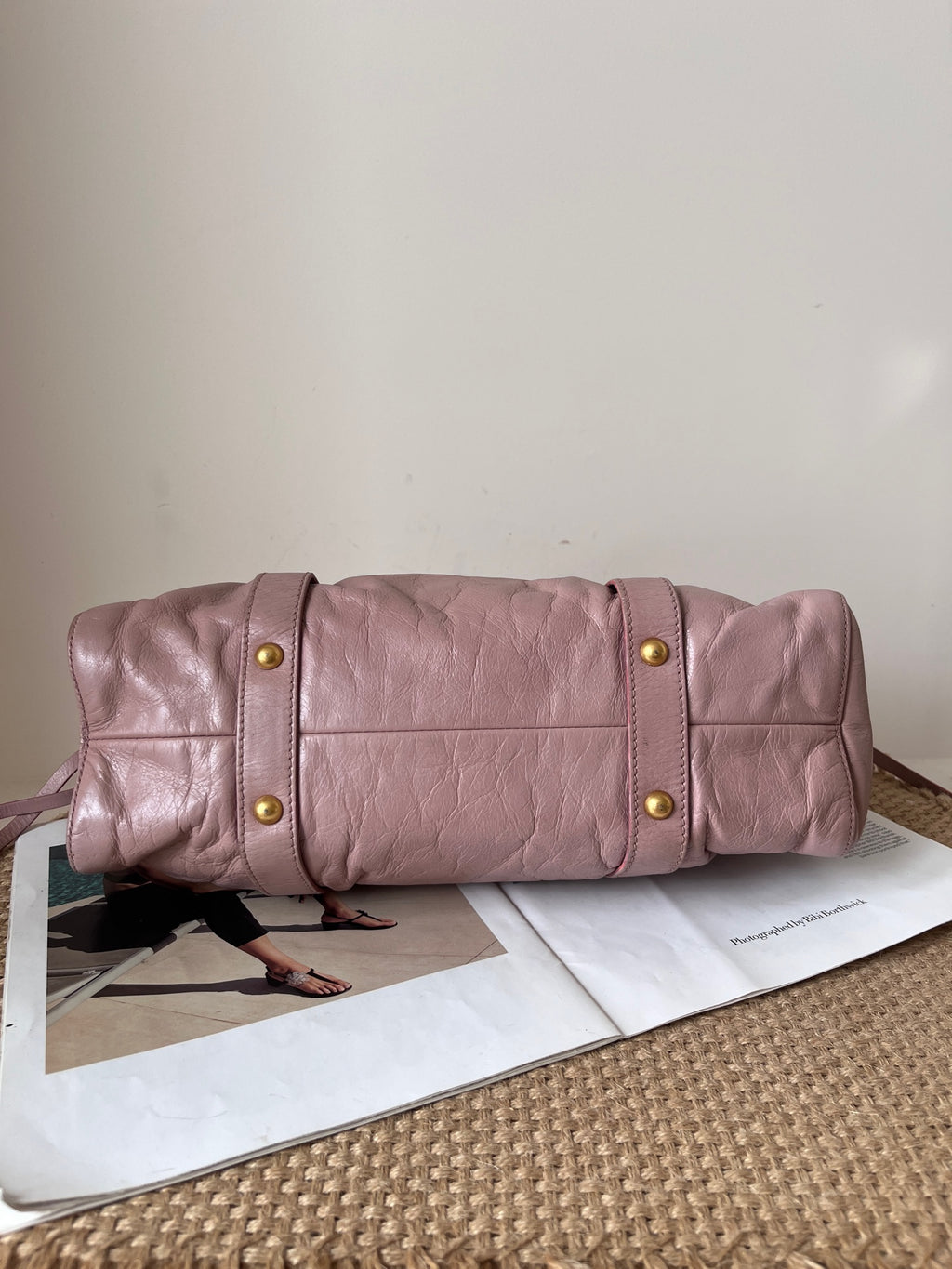 Miu Miu Leather Pink