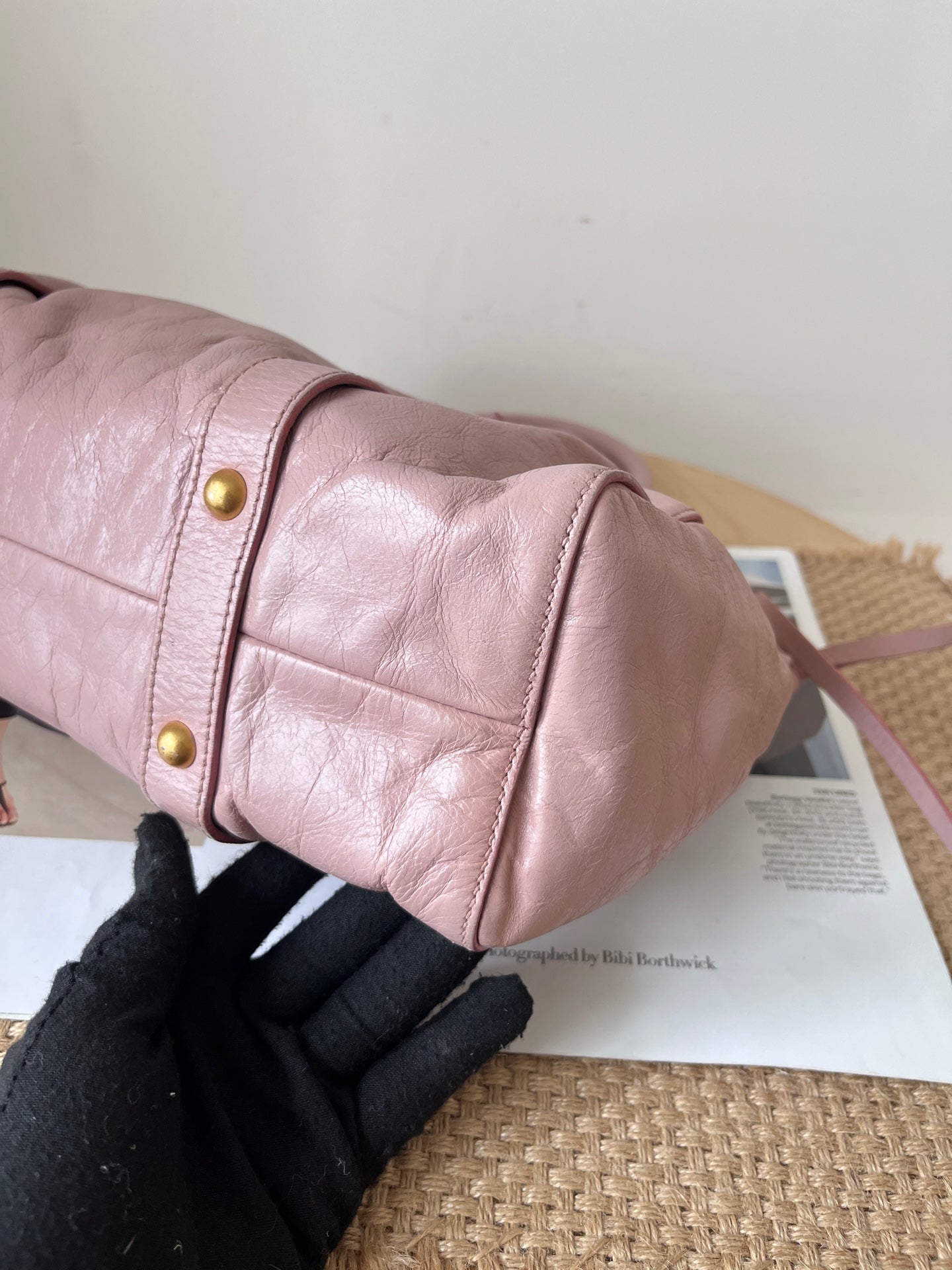 Miu Miu Leather Pink
