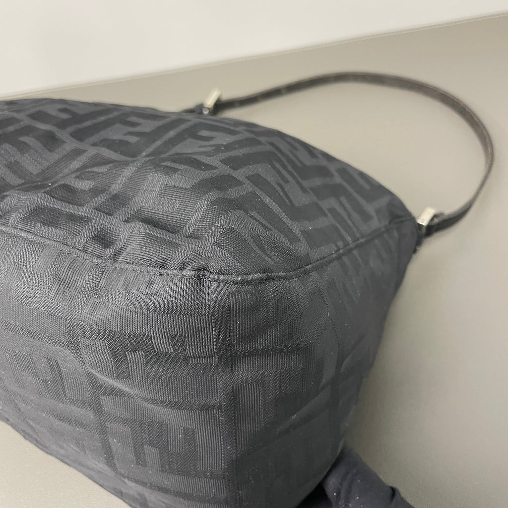 Fendi Cordura Black Shoulder Bag