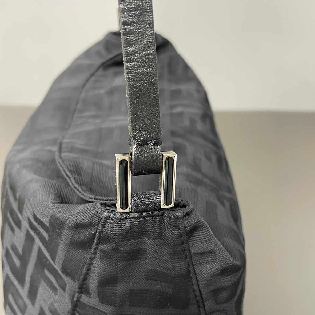 Fendi Cordura Black Shoulder Bag