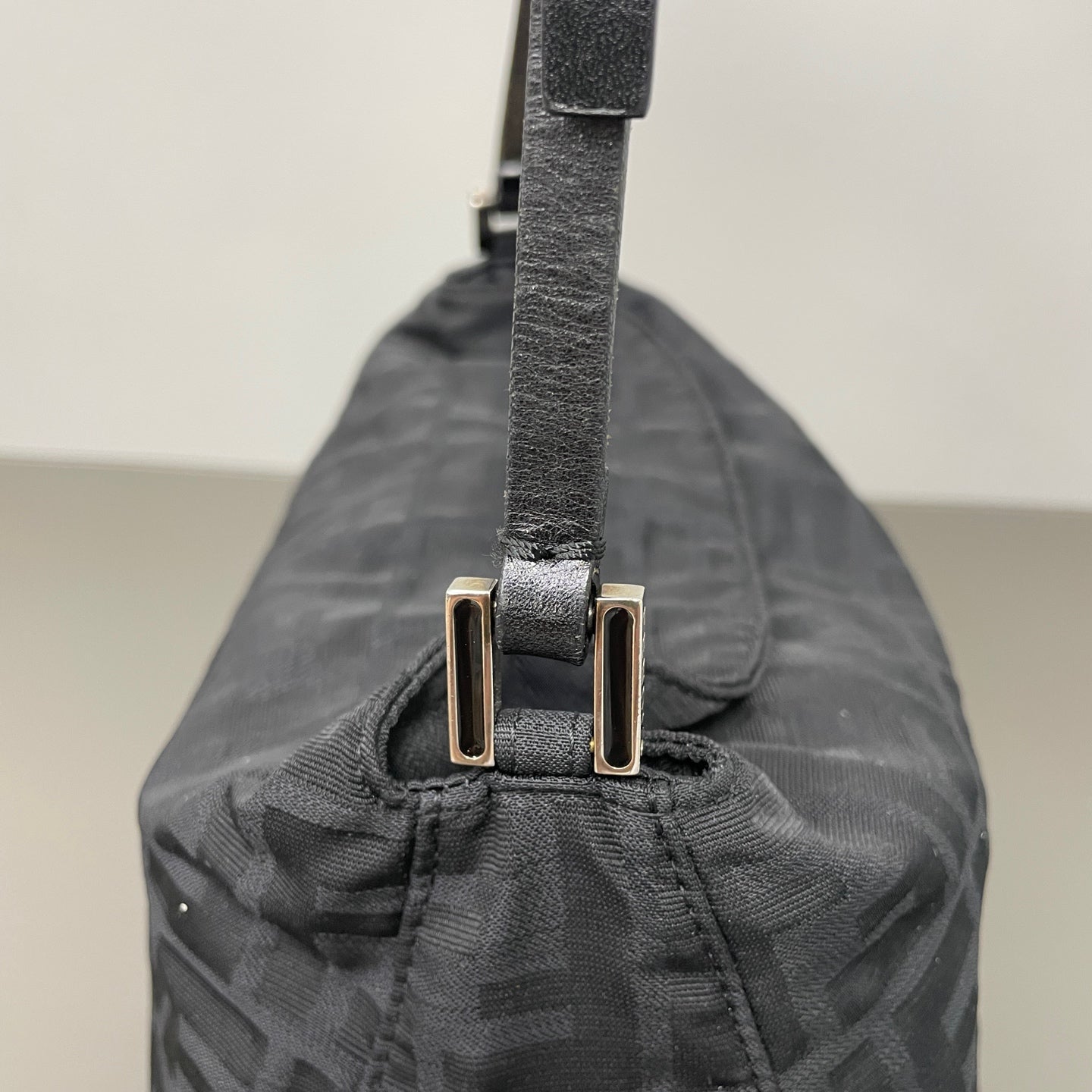 Fendi Cordura Black Shoulder Bag