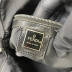 Fendi Cordura Black Shoulder Bag