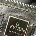 Fendi Cordura Black Shoulder Bag