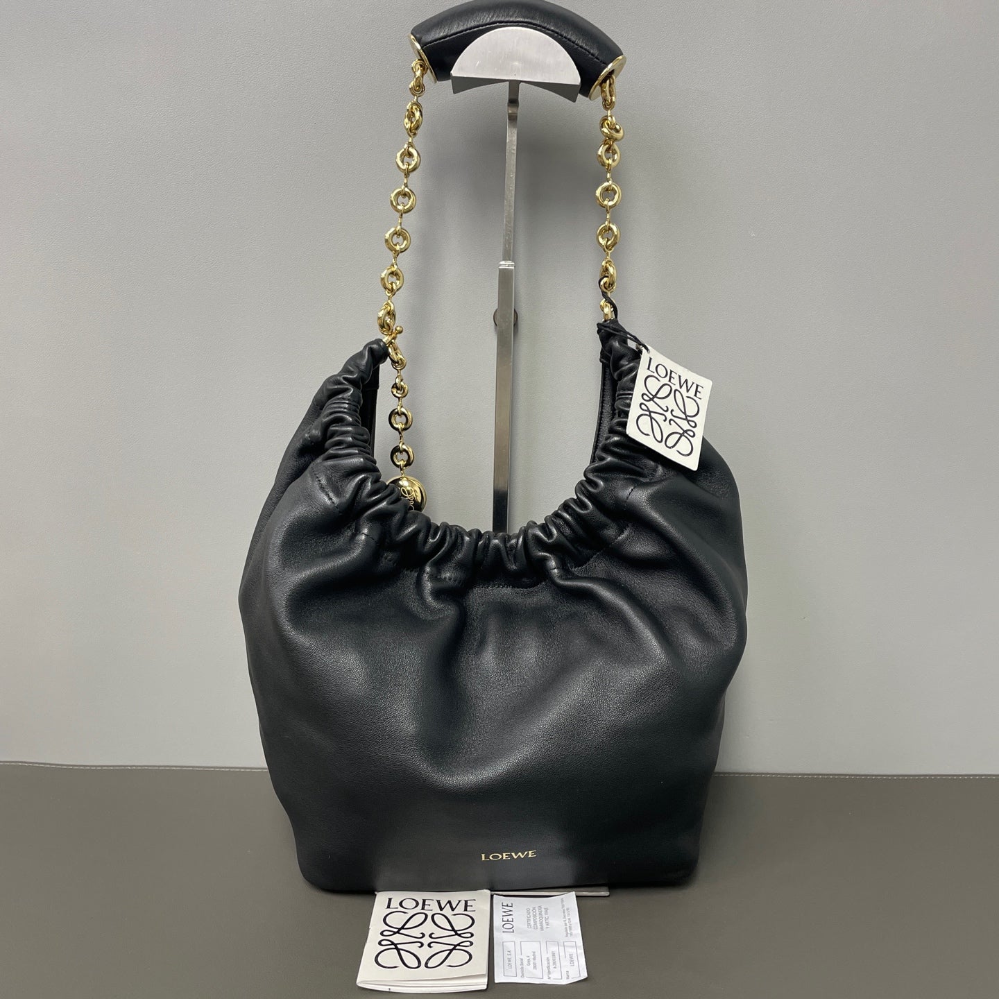 Loewe Leather Black Satchel