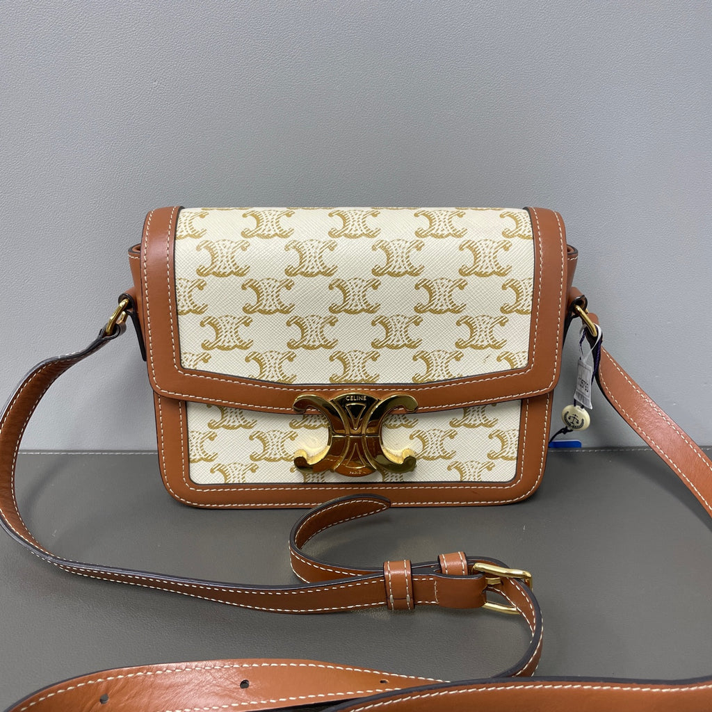 Celine Leather Gold Crossbody