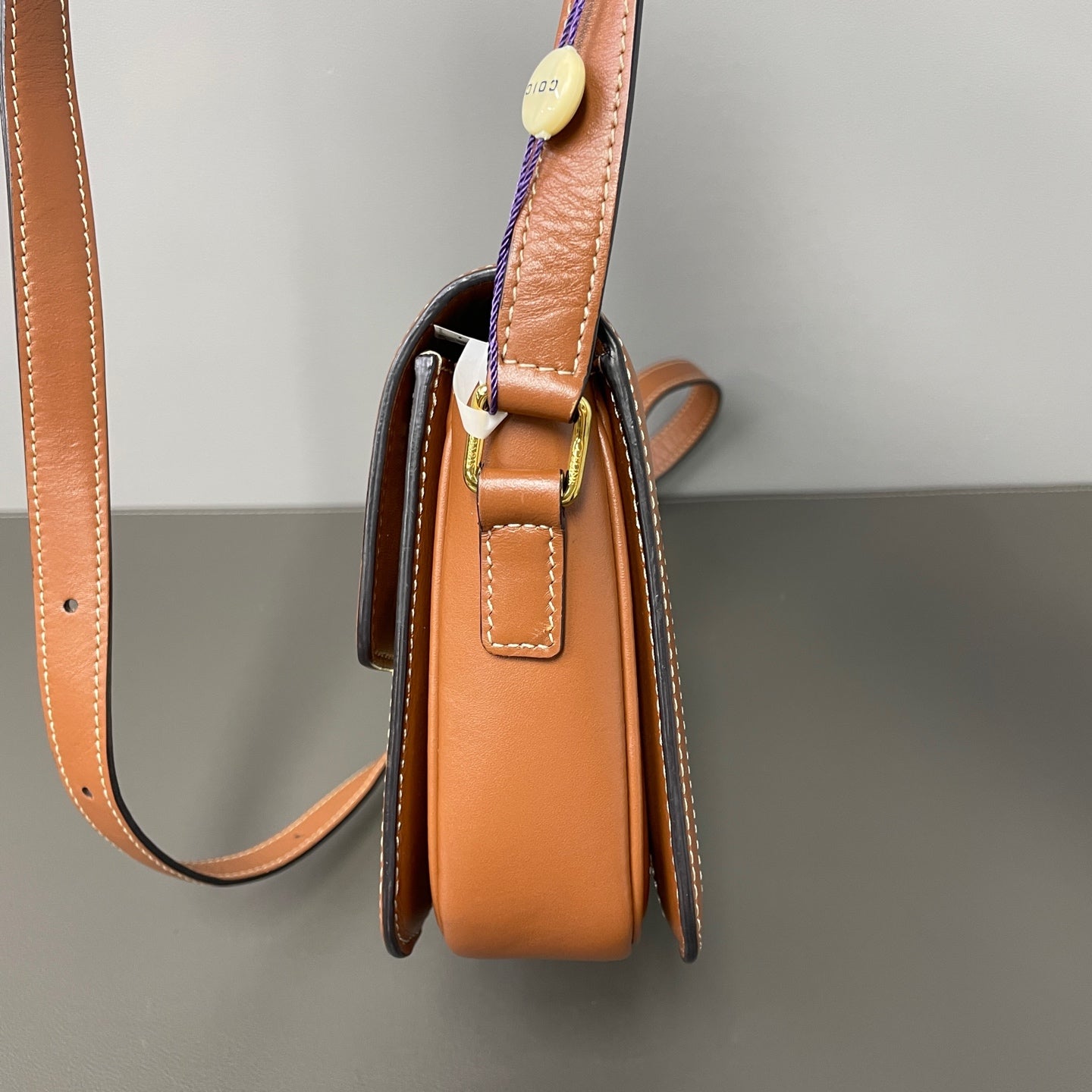 Celine Leather Gold Crossbody