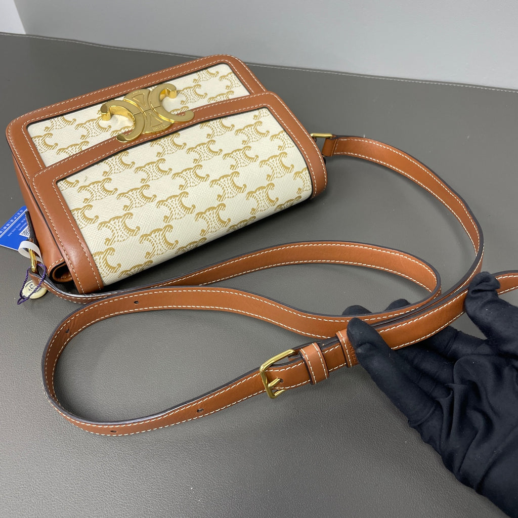 Celine Leather Gold Crossbody