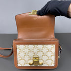 Celine Leather Gold Crossbody