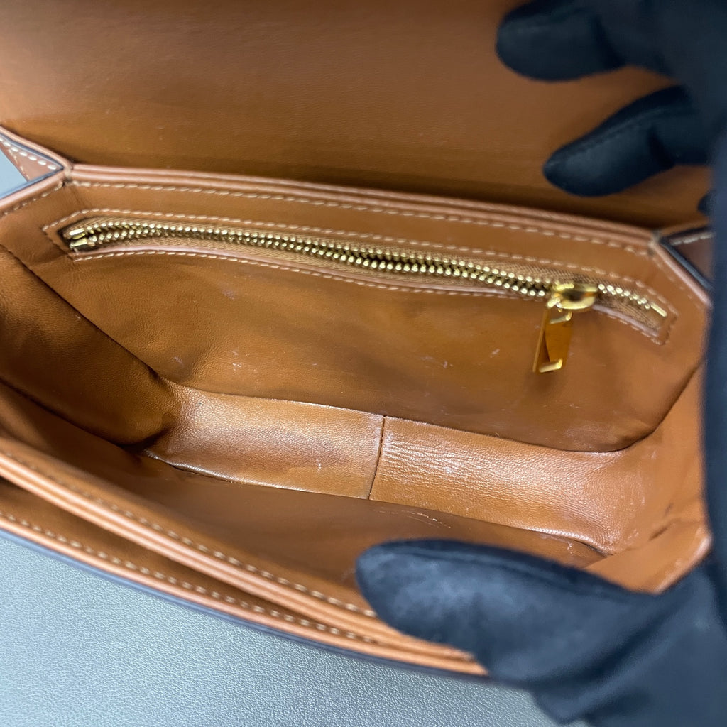 Celine Leather Gold Crossbody