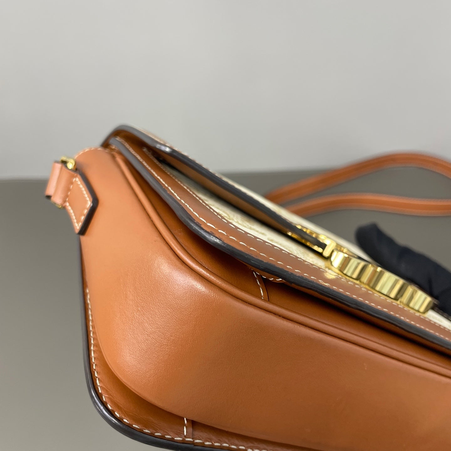Celine Leather Gold Crossbody