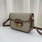 Gucci Canvas Brown Messenger Bag