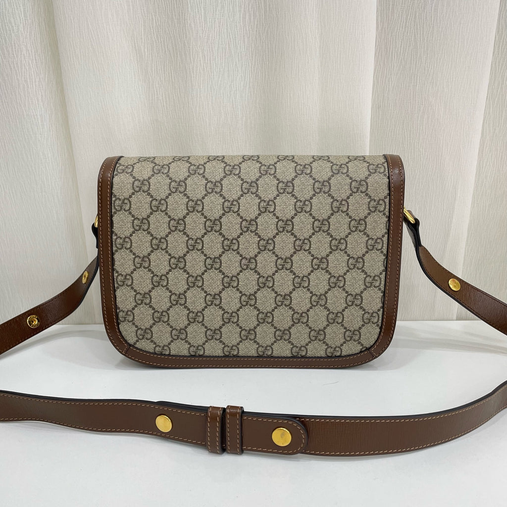 Gucci Canvas Brown Messenger Bag