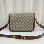 Gucci Canvas Brown Messenger Bag