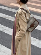 Gucci Canvas Brown Messenger Bag