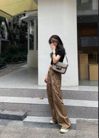 Gucci Canvas Brown Messenger Bag