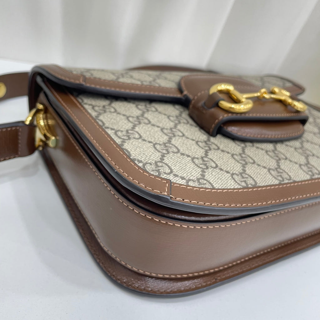 Gucci Canvas Brown Messenger Bag