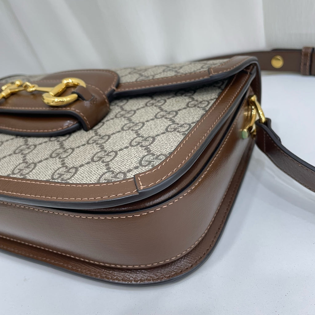 Gucci Canvas Brown Messenger Bag