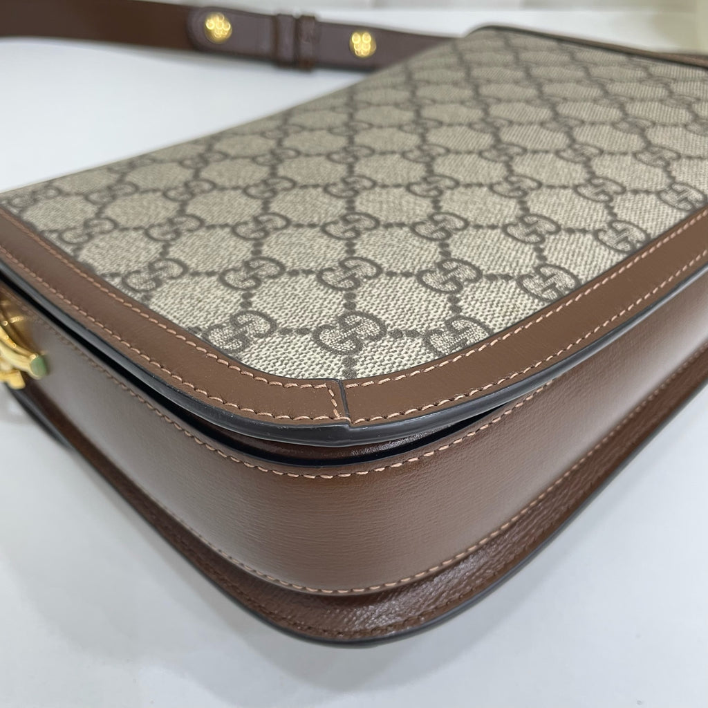 Gucci Canvas Brown Messenger Bag