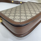 Gucci Canvas Brown Messenger Bag