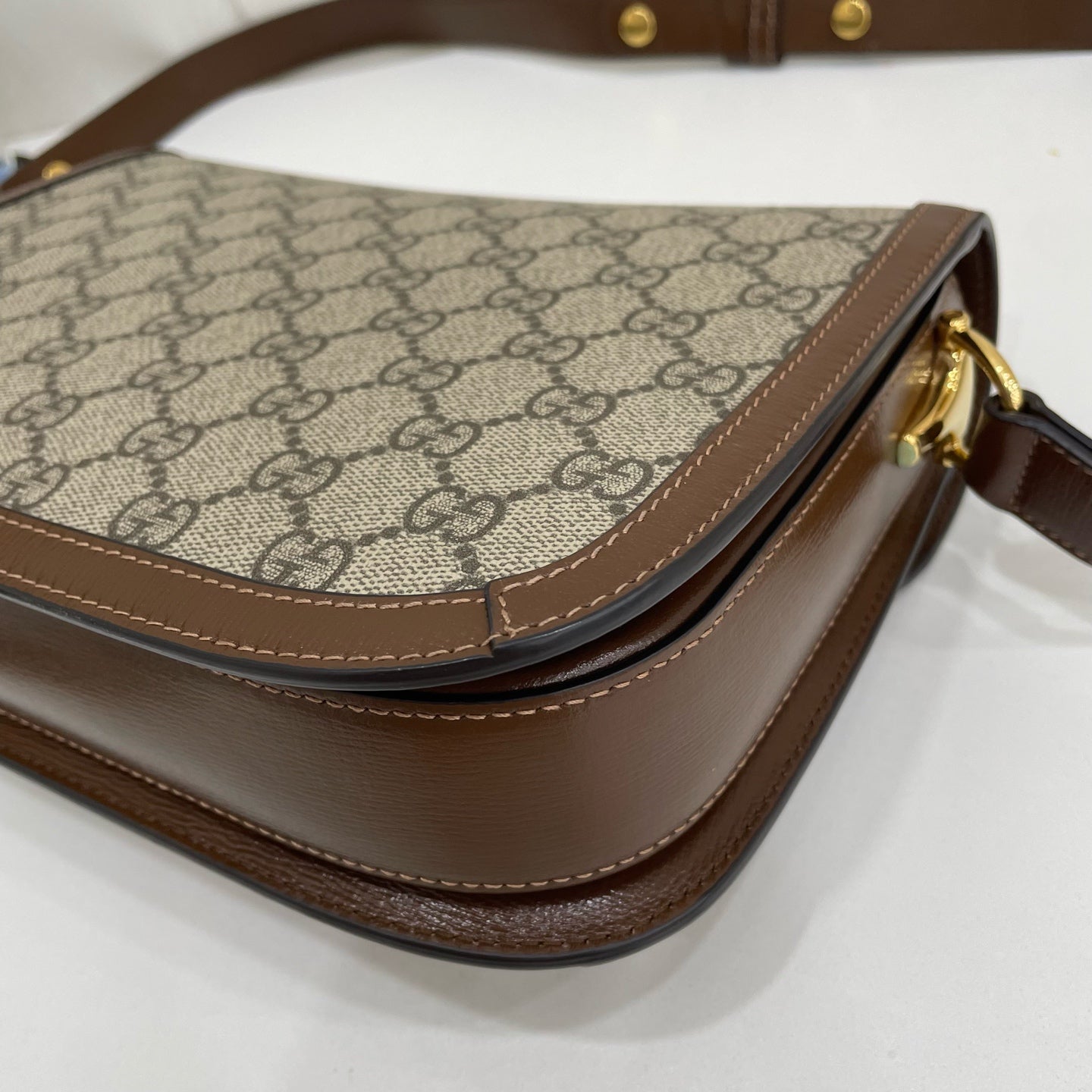 Gucci Canvas Brown Messenger Bag