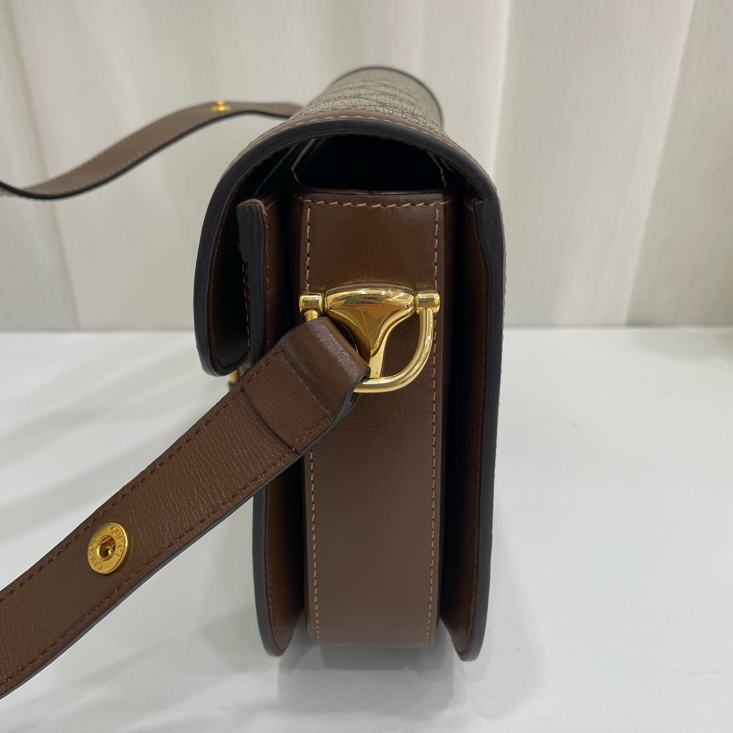 Gucci Canvas Brown Messenger Bag