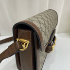 Gucci Canvas Brown Messenger Bag