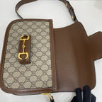 Gucci Canvas Brown Messenger Bag