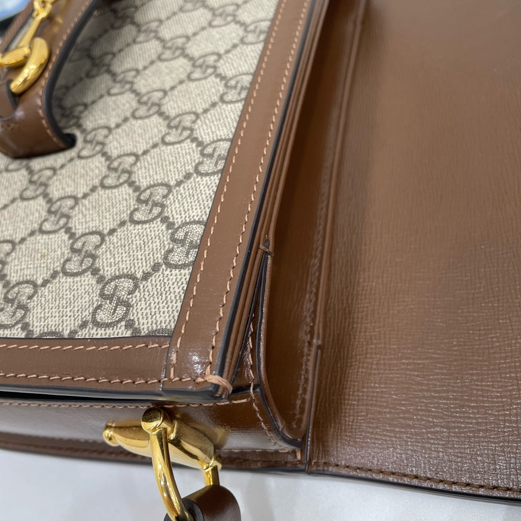 Gucci Canvas Brown Messenger Bag