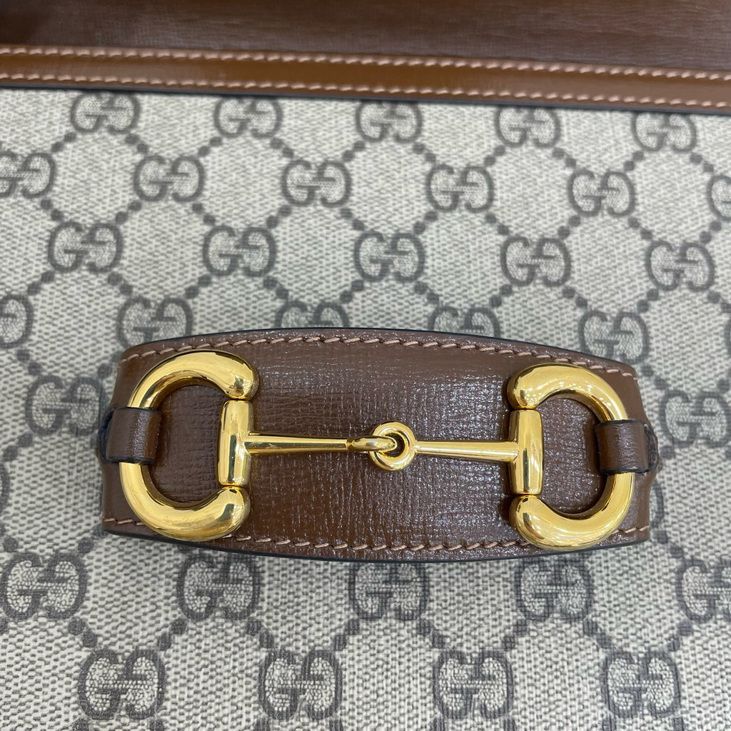 Gucci Canvas Brown Messenger Bag
