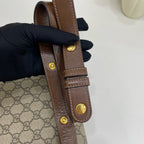 Gucci Canvas Brown Messenger Bag
