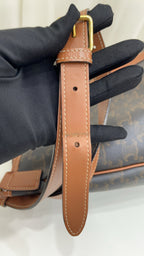 Celine Canvas Brown Bucket & Drawstring Bag