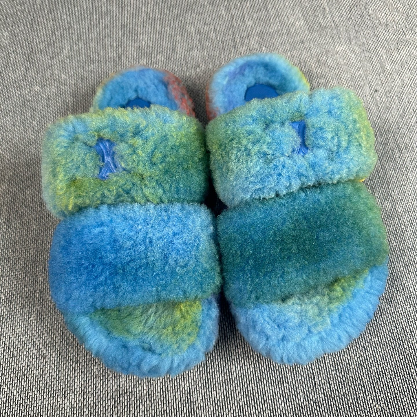 Celine Leather Blue Flip flop