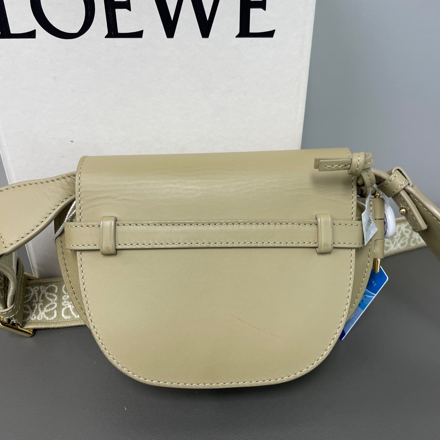 Loewe Alcantara Saddle Bag