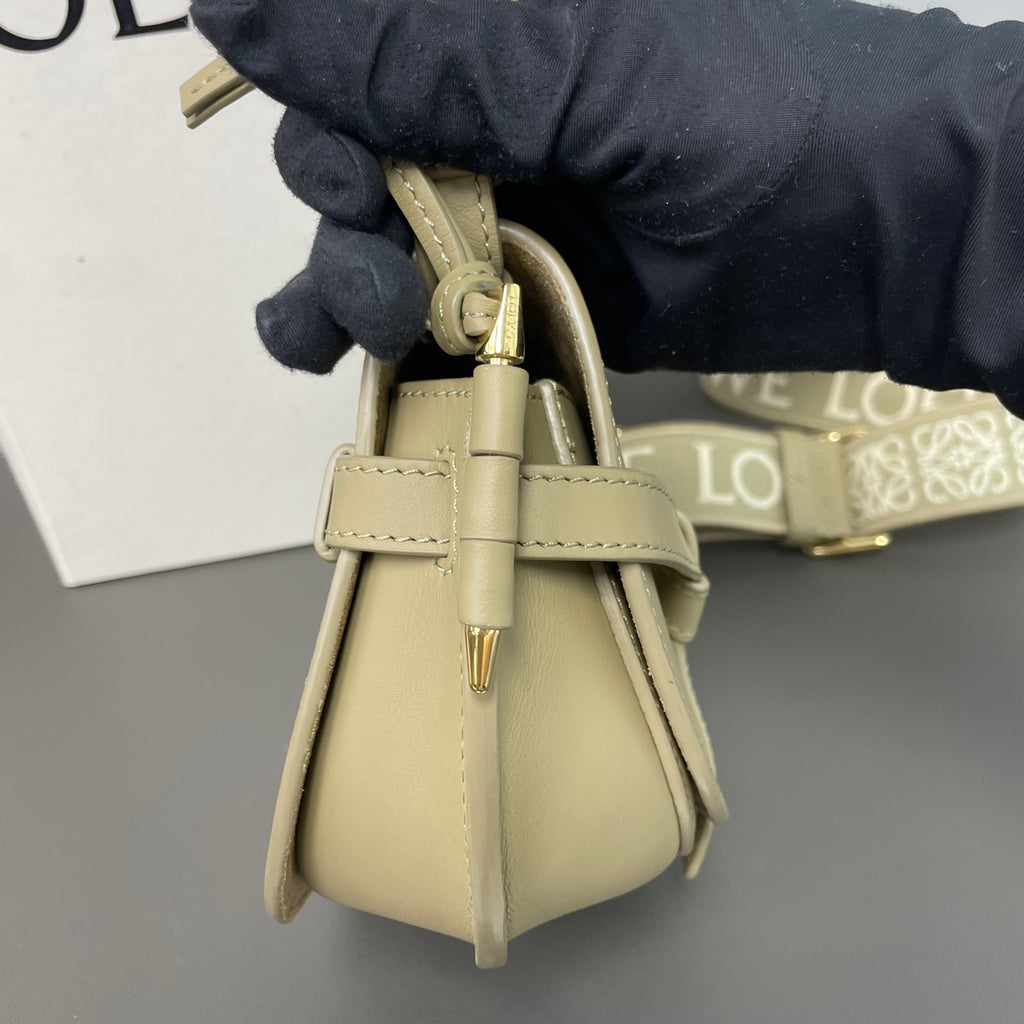 Loewe Alcantara Saddle Bag