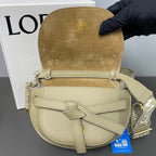Loewe Alcantara Saddle Bag