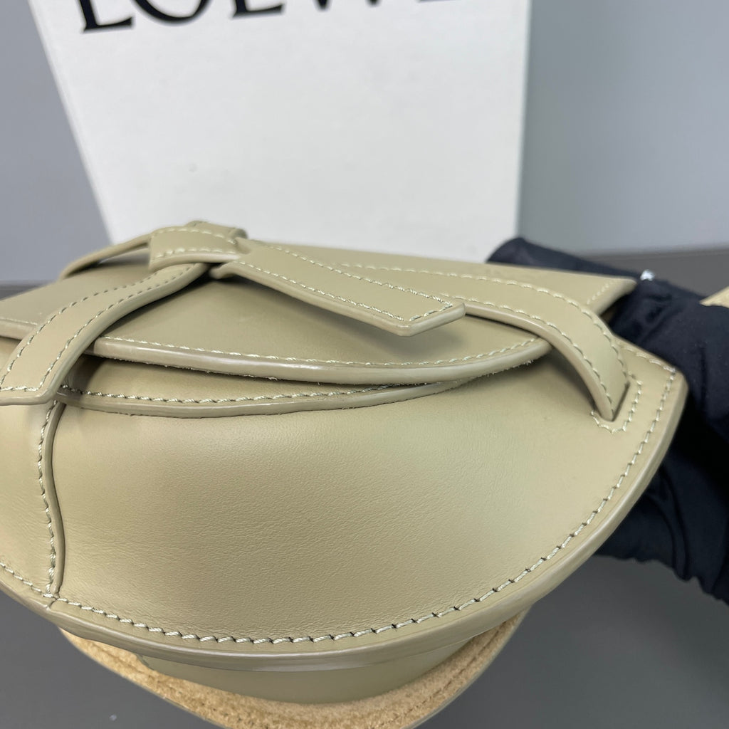 Loewe Alcantara Saddle Bag