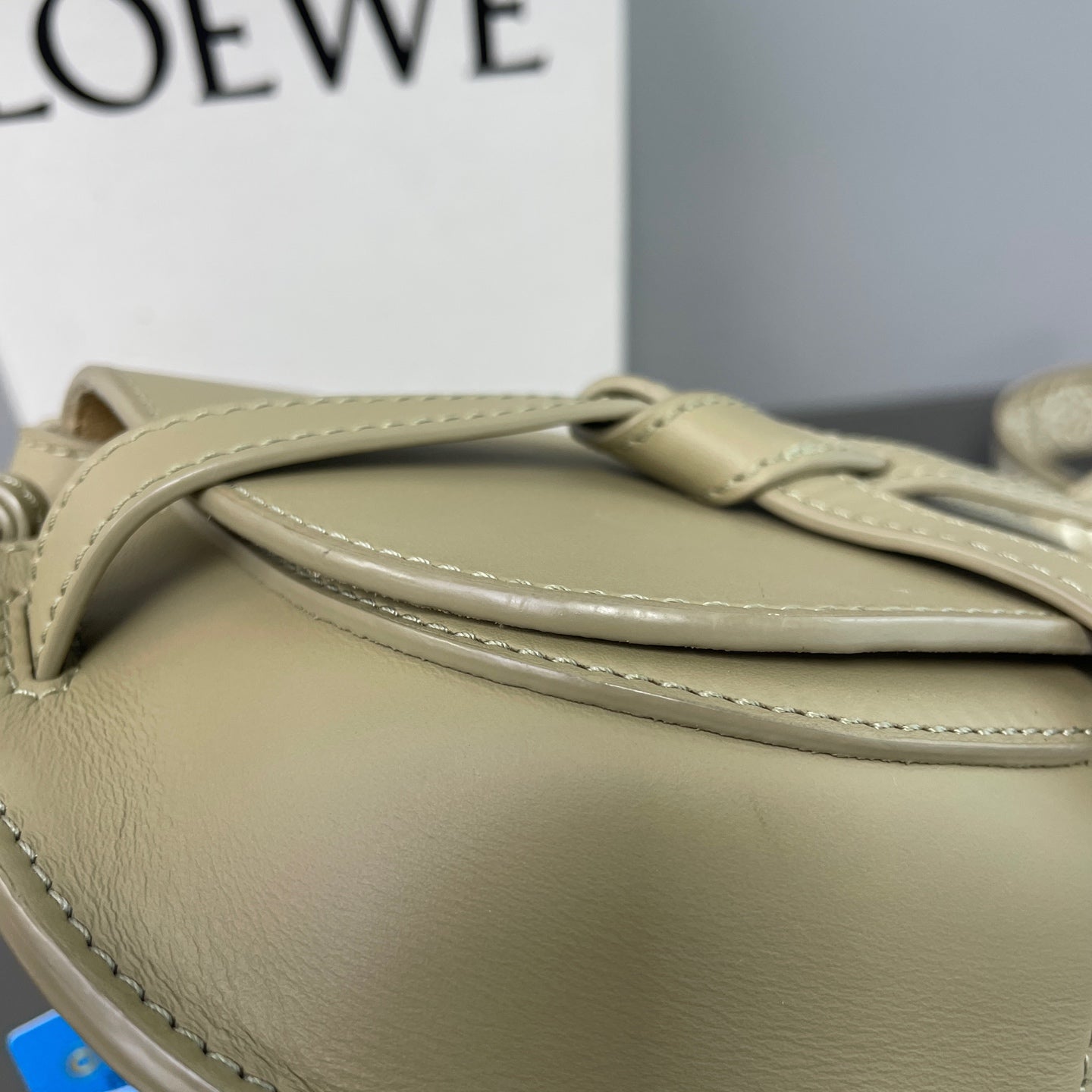 Loewe Alcantara Saddle Bag