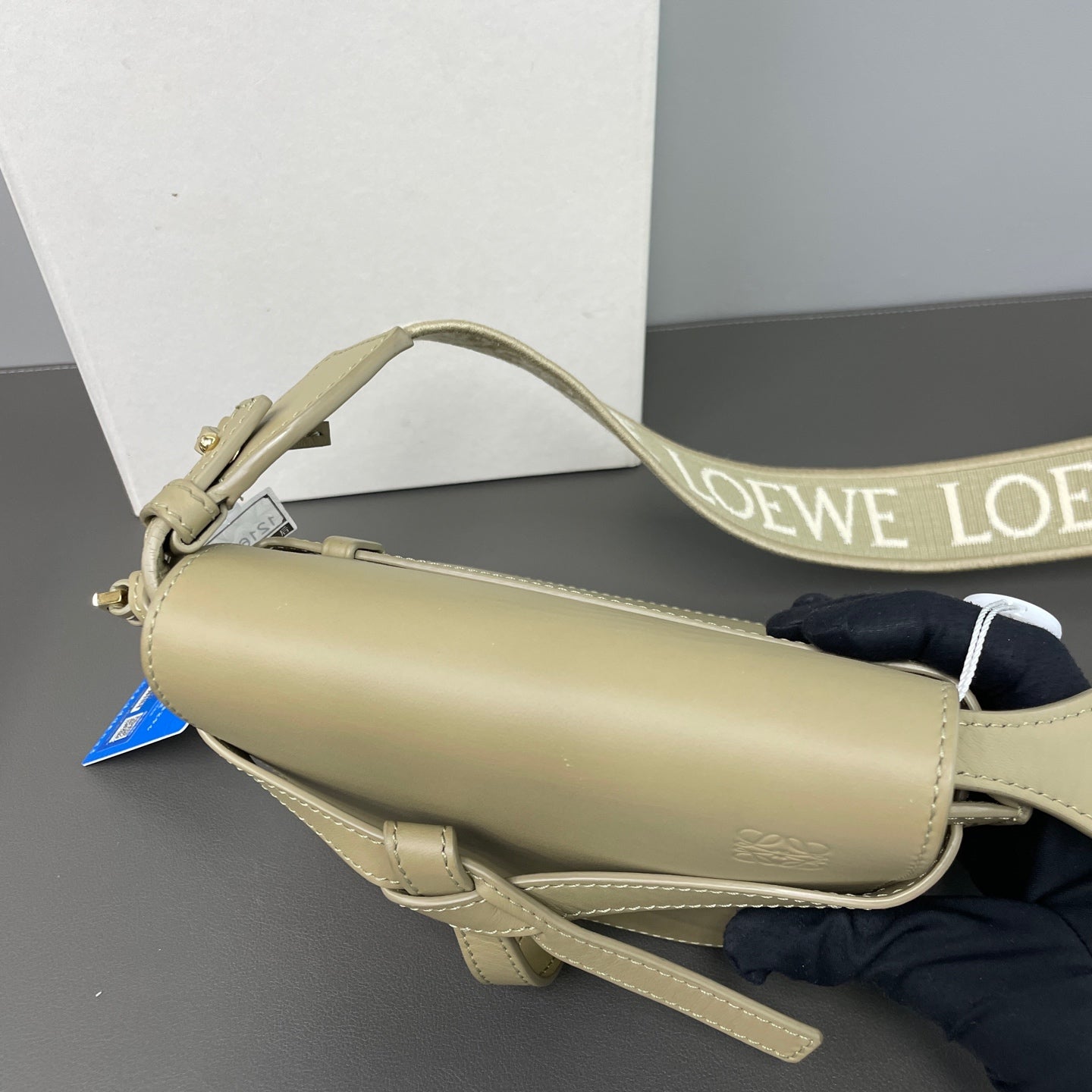 Loewe Alcantara Saddle Bag