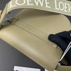 Loewe Alcantara Saddle Bag