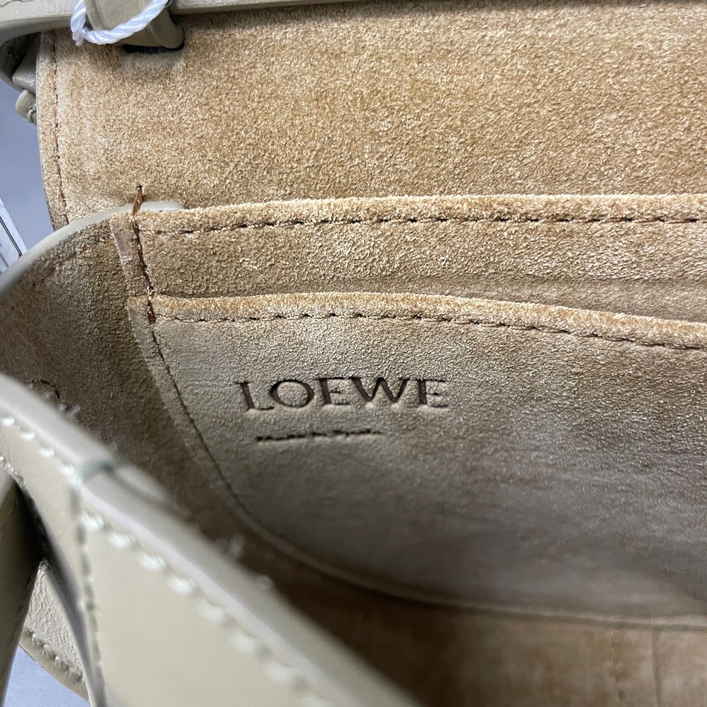 Loewe Alcantara Saddle Bag