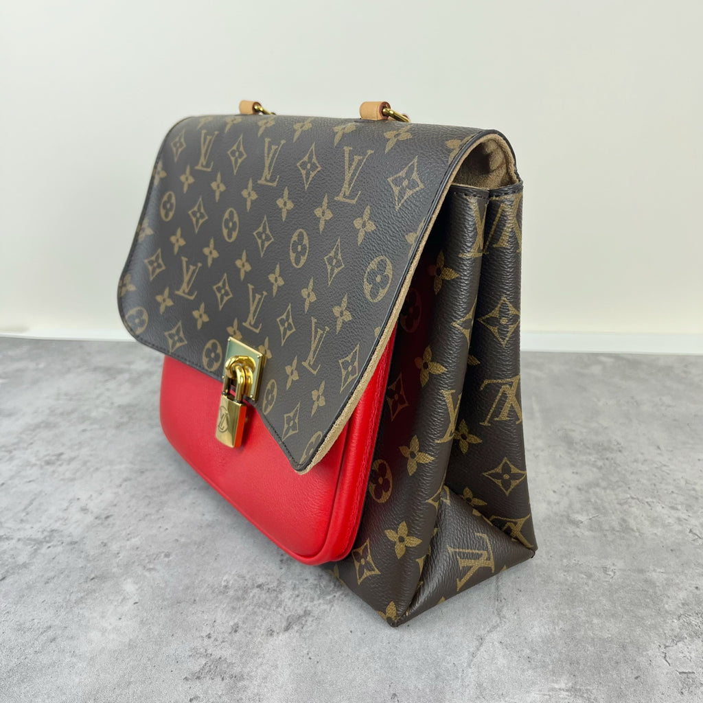 Louis Vuitton Red Messenger Bag M44286