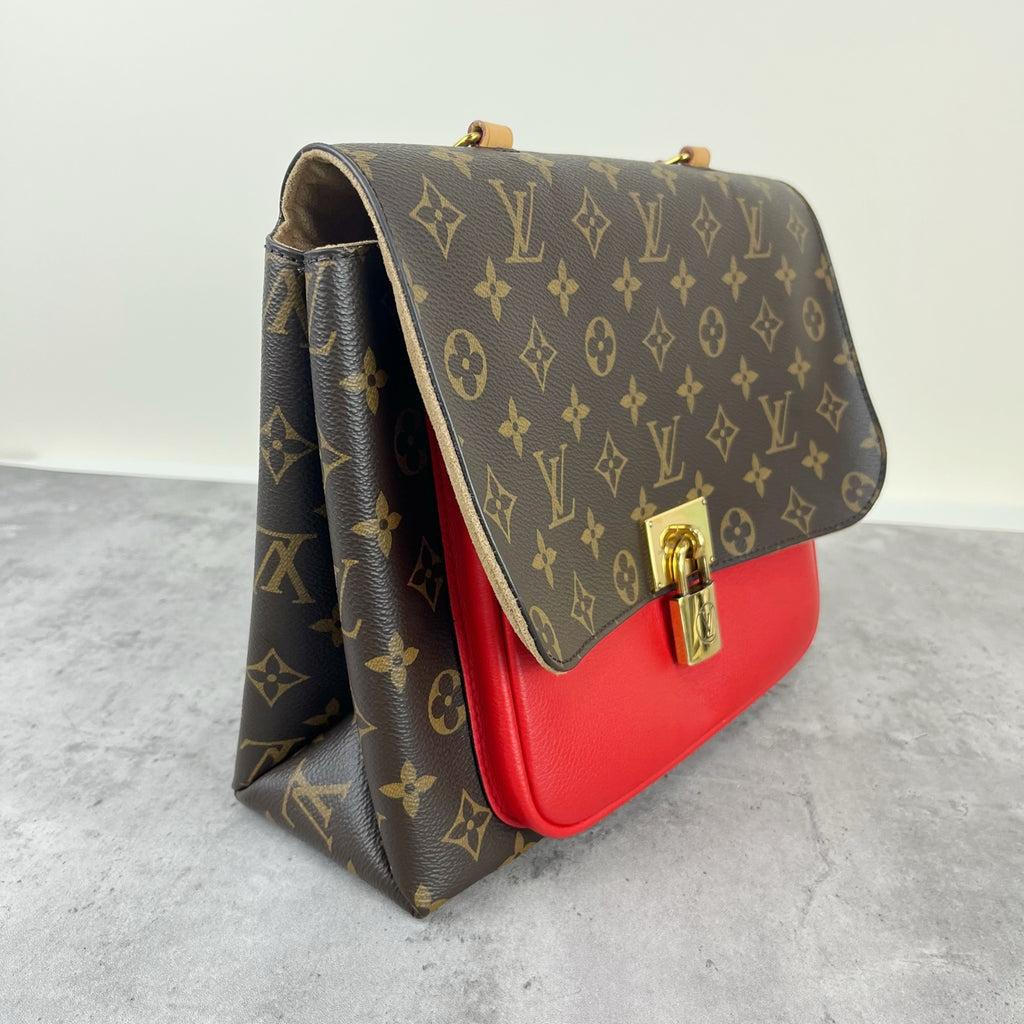 Louis Vuitton Red Messenger Bag M44286