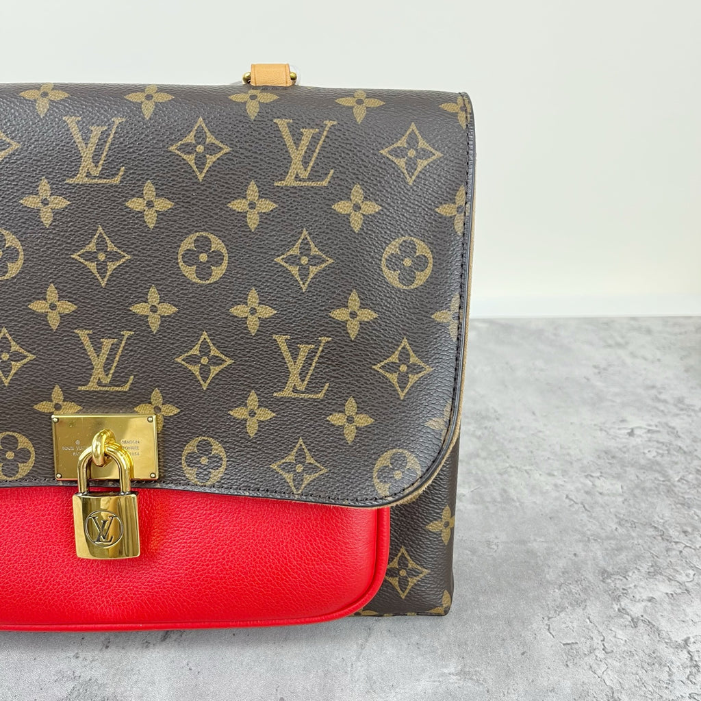 Louis Vuitton Red Messenger Bag M44286
